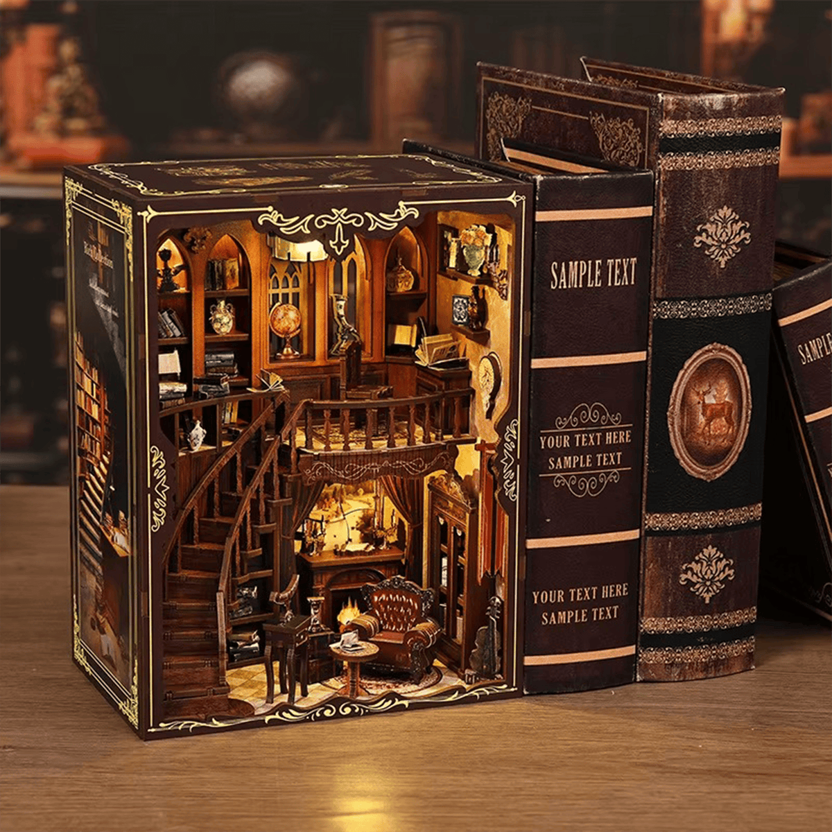 Book Nook Ancien Rhyme Library