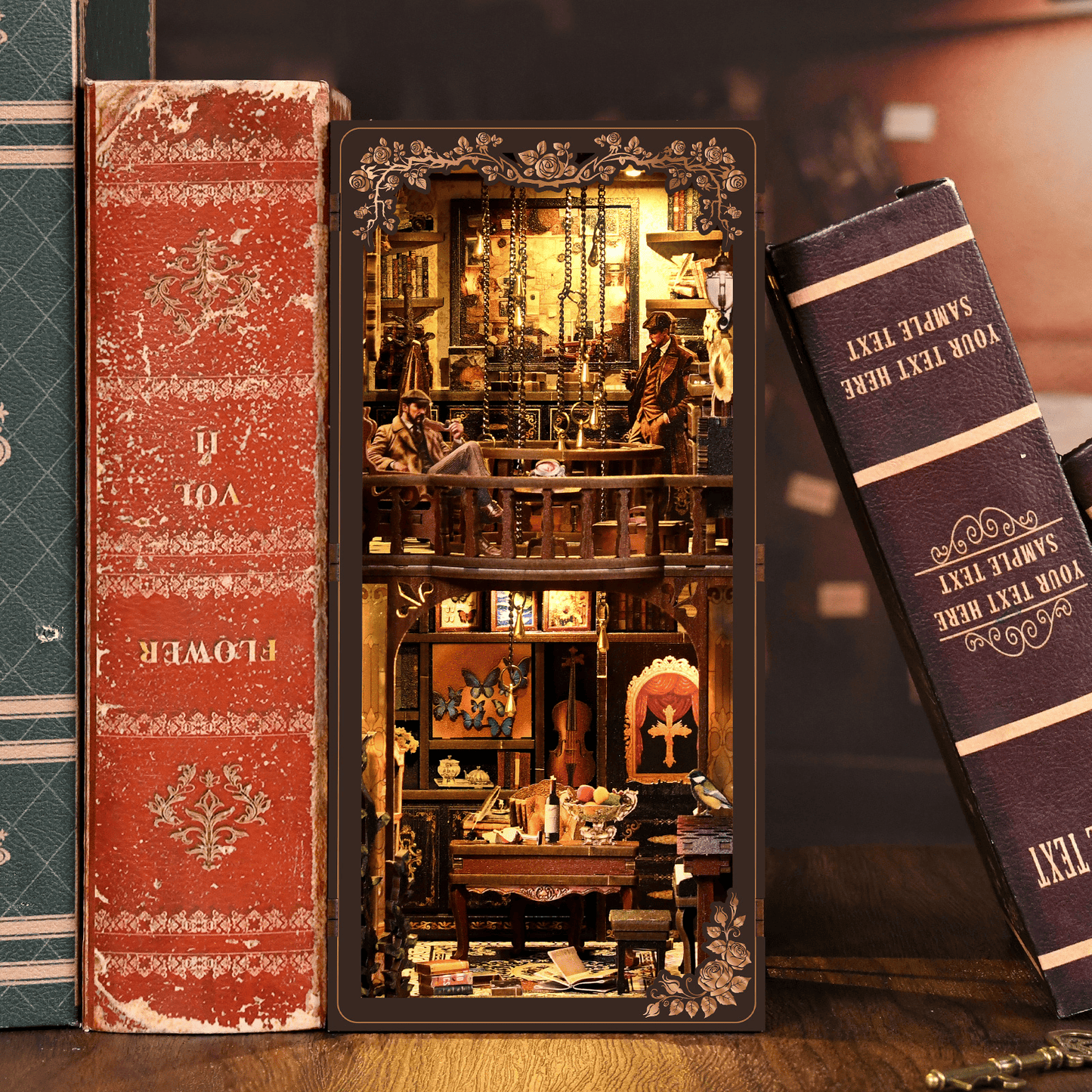 Book Nook Dark Box Mystery Case