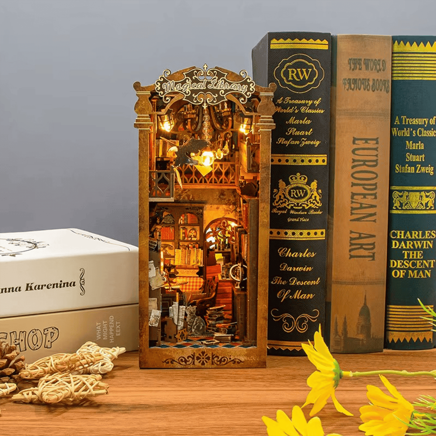 Book Nook Magical Library
