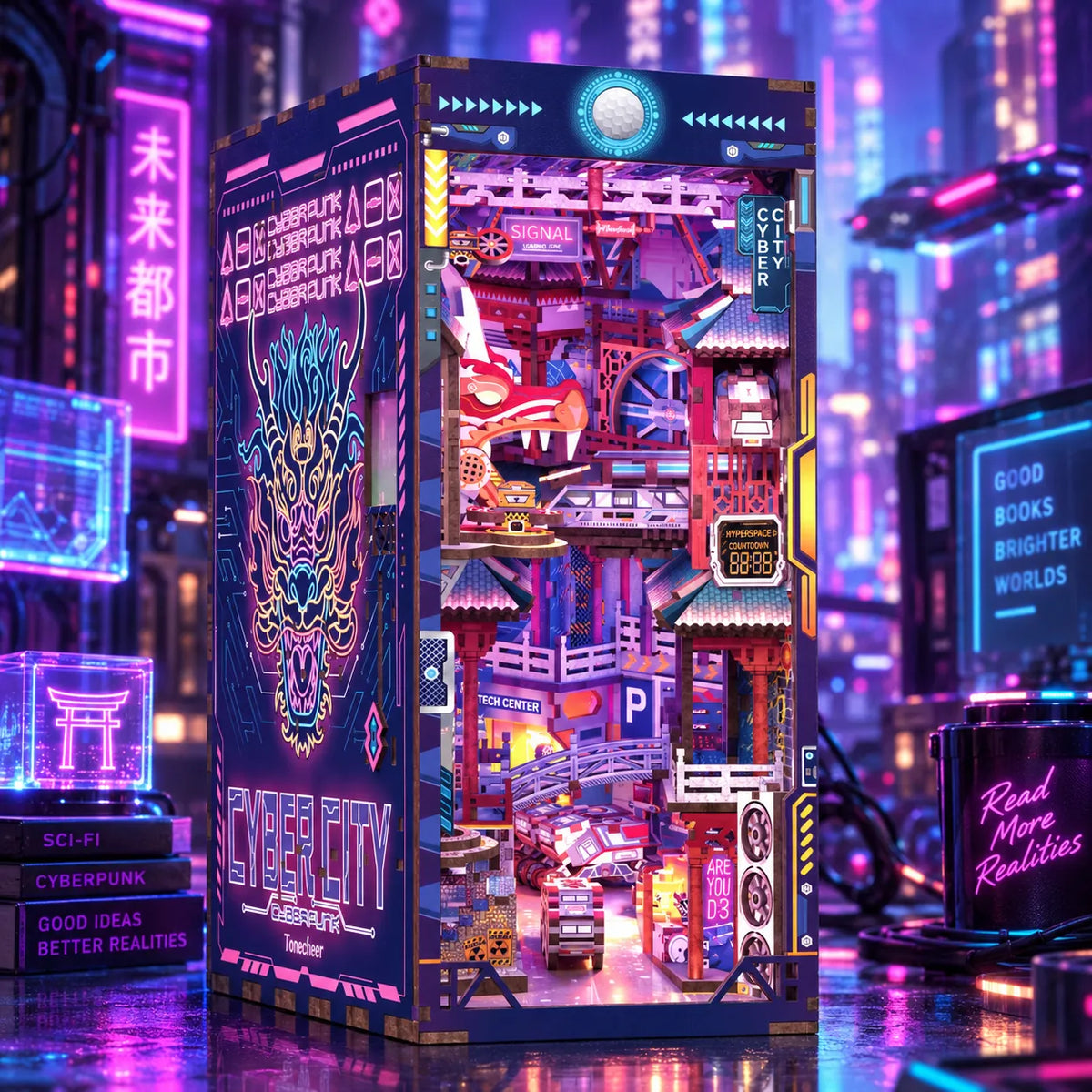 Book Nook Cyberpunk