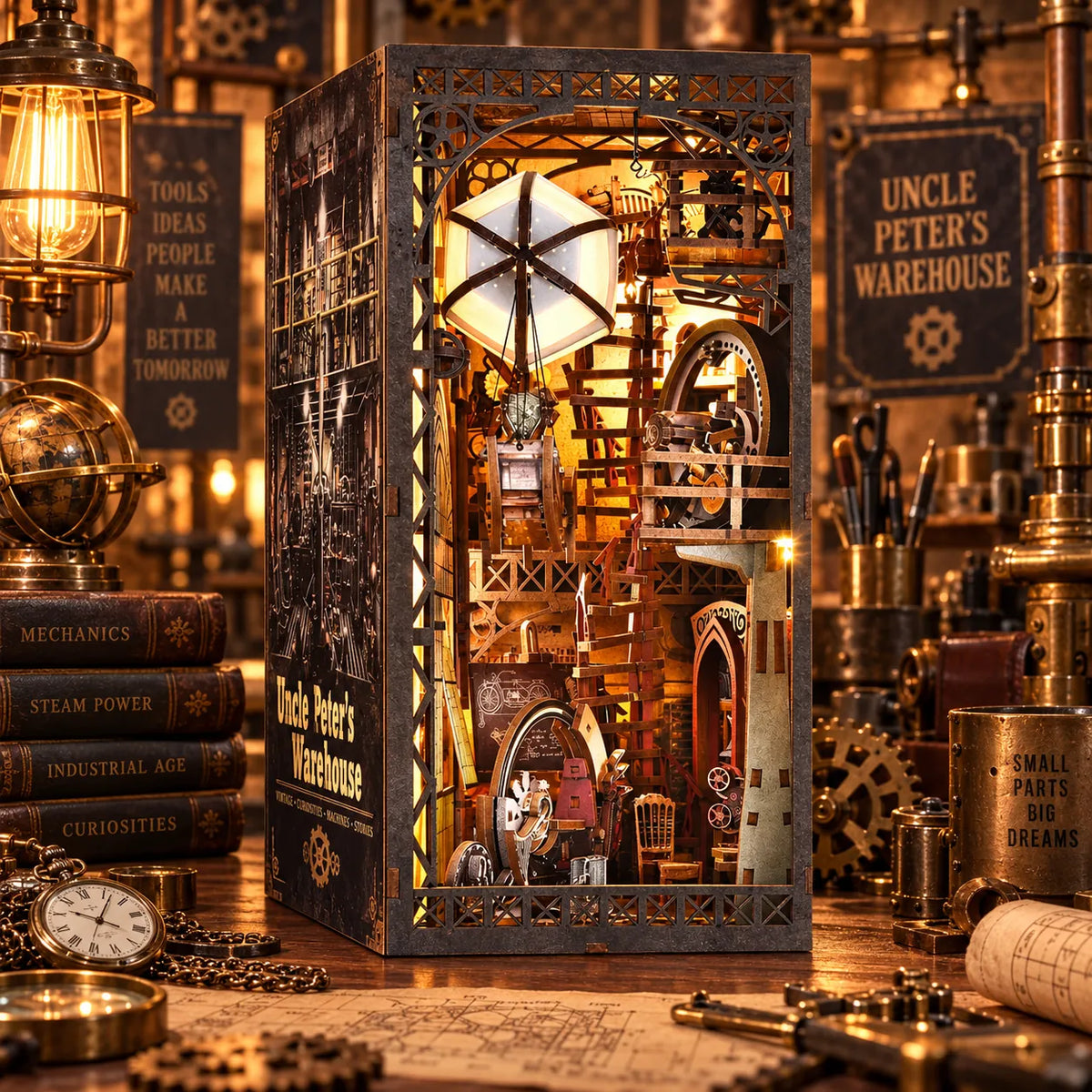 Book Nook Steampunk