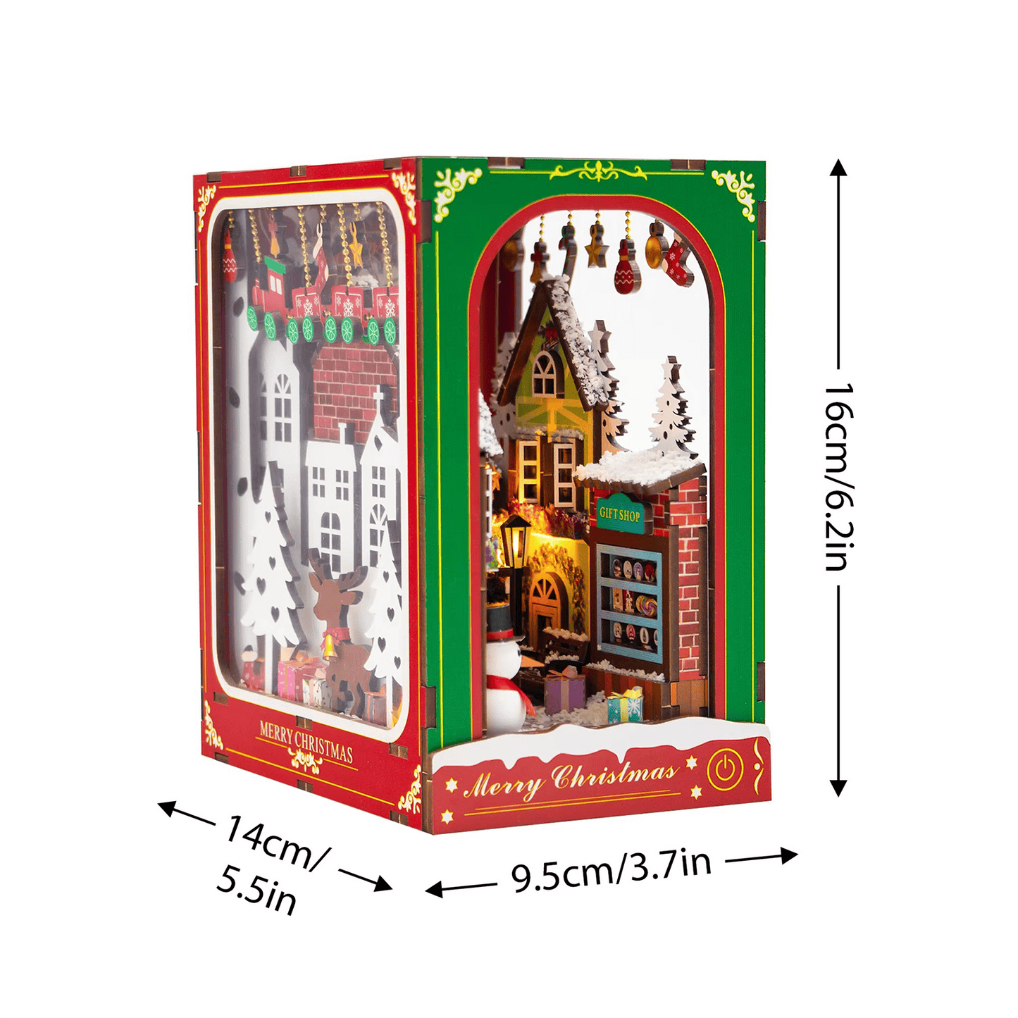 Book Nook Winter of christmas