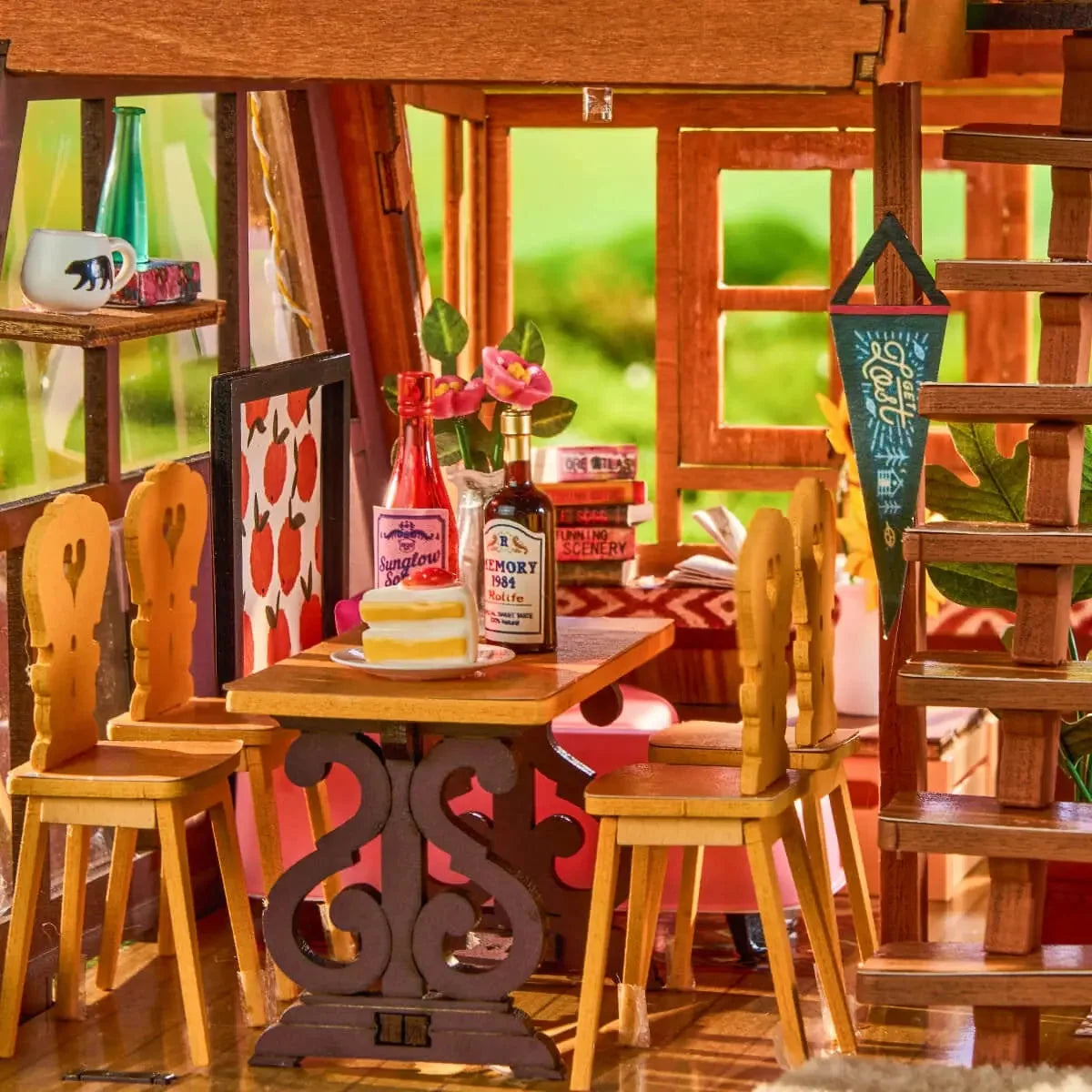 Book Nook A-Frame Cabin