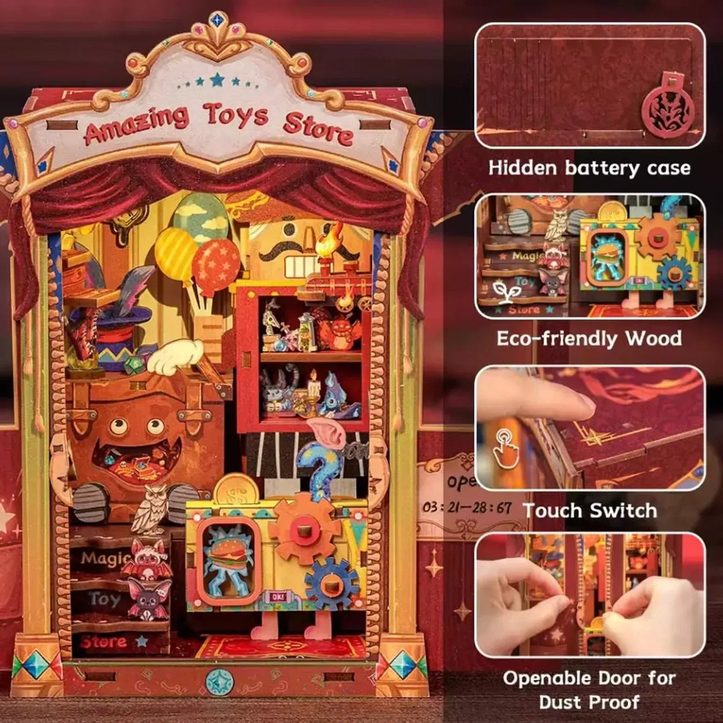 Book Nook Amazing toys store