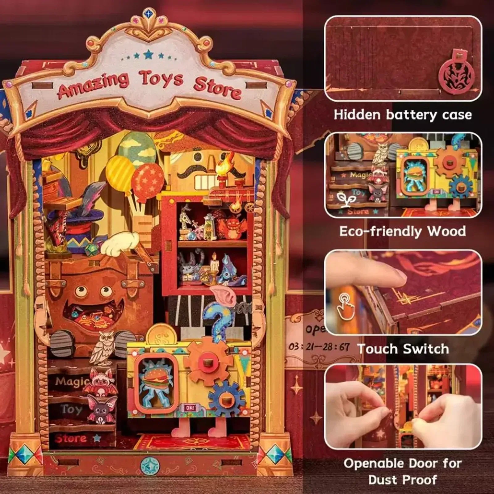 Book Nook Amazing toys store