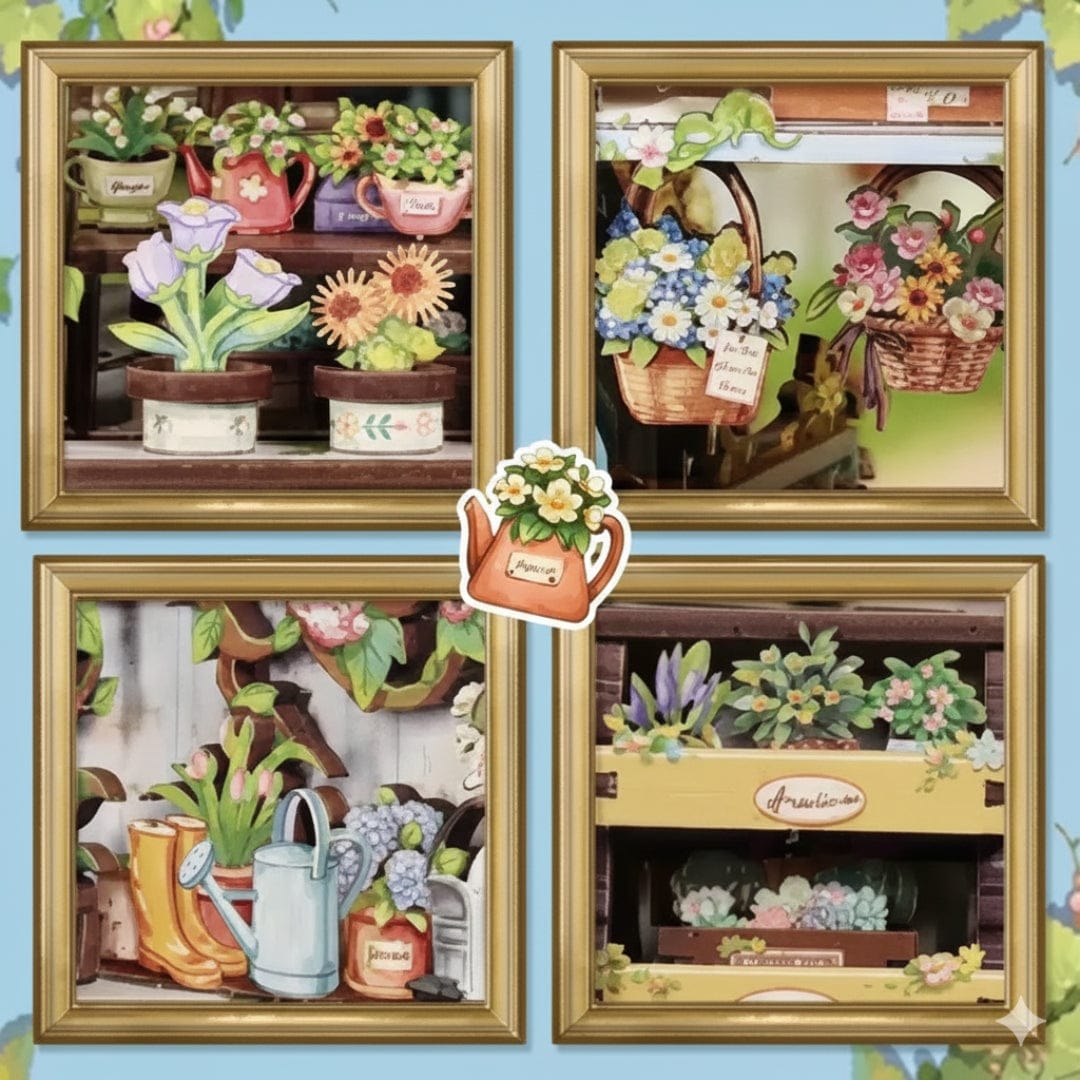 Book Nook Anna's Blue Blossom