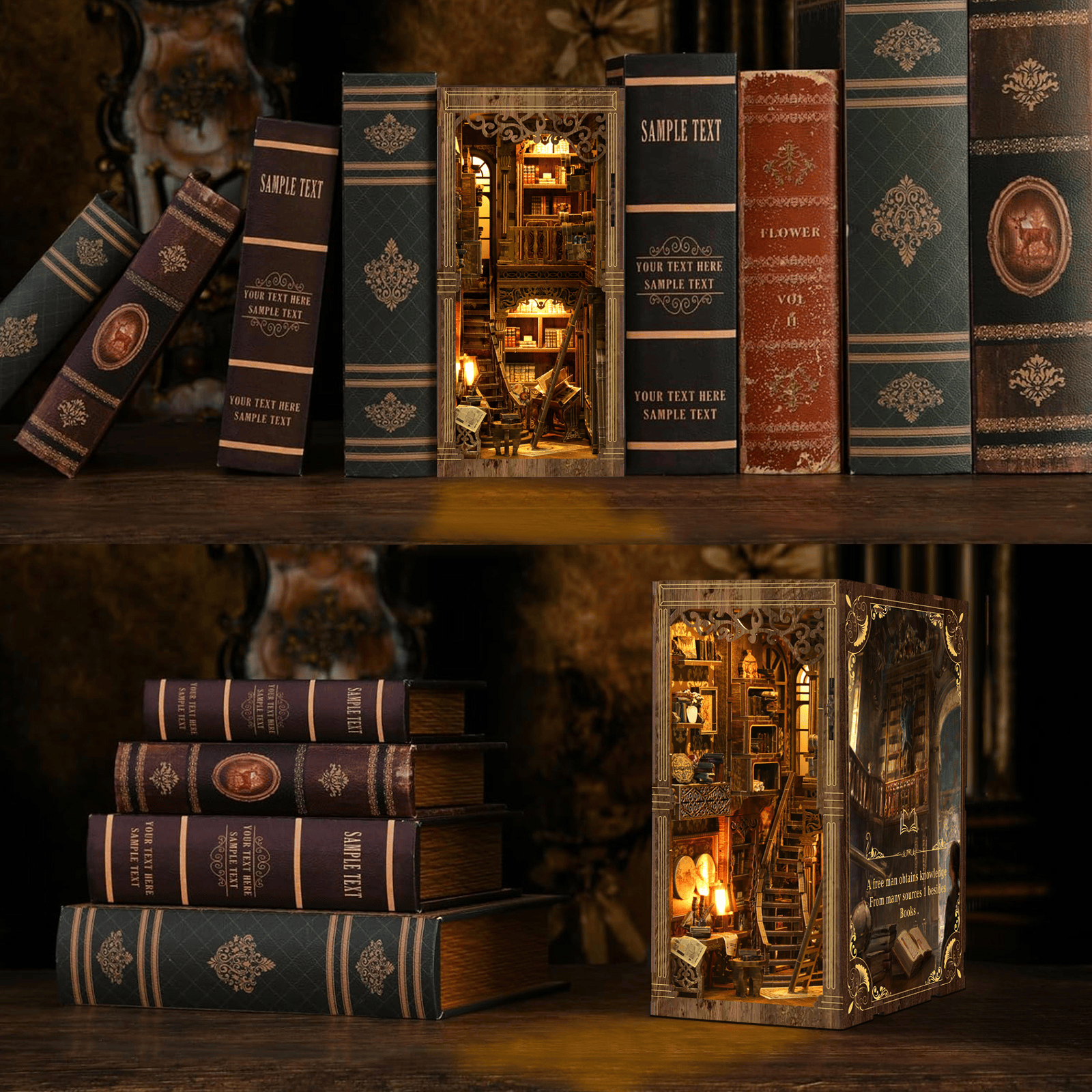 Book Nook Antique Book Collection Room