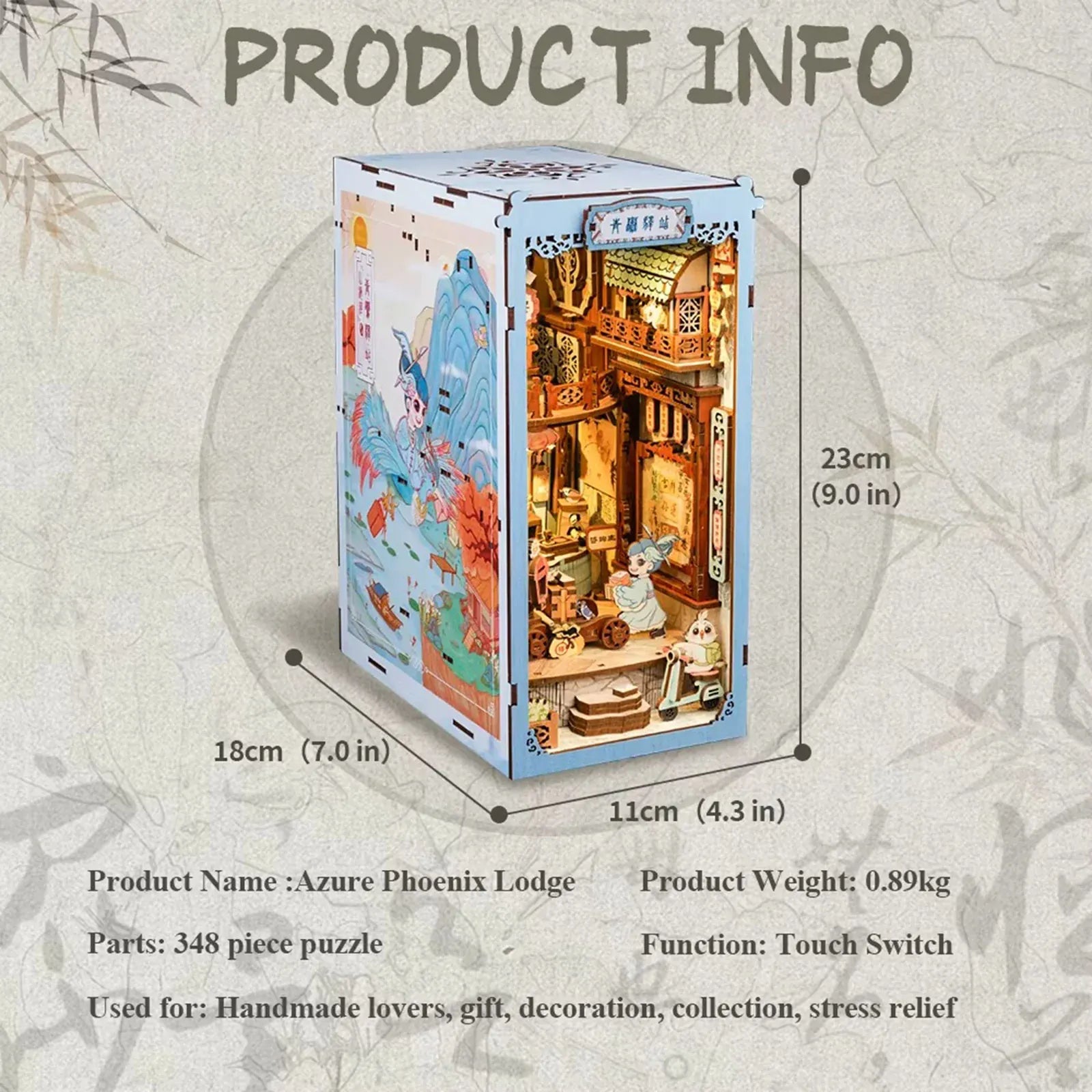 Book Nook Azure Phoenix Lodge