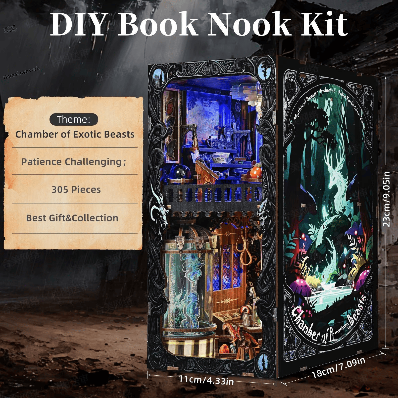 Book Nook Chamber of Exotic Beasts