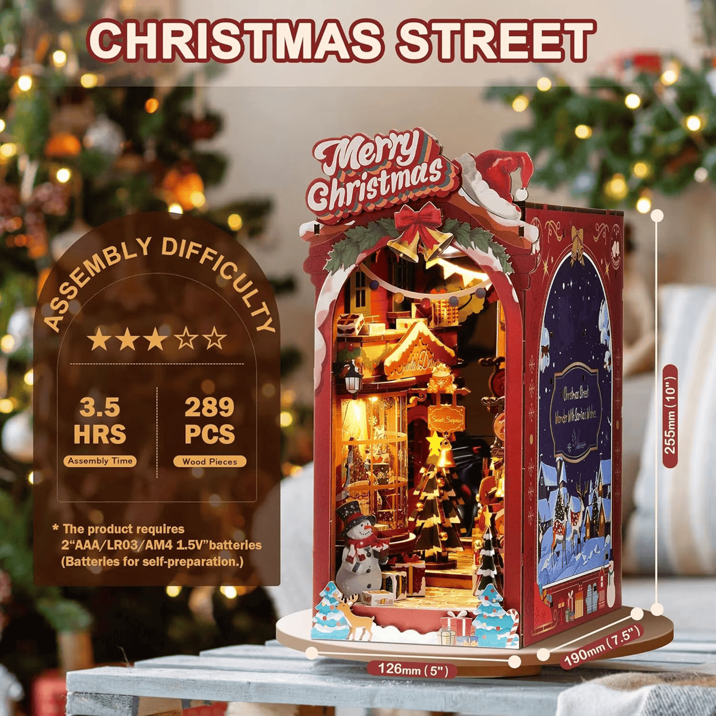 Book Nook Christmas Street