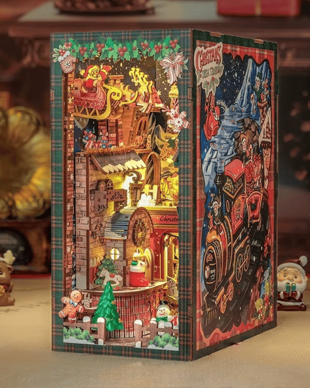Book Nook Christmas Wish Store