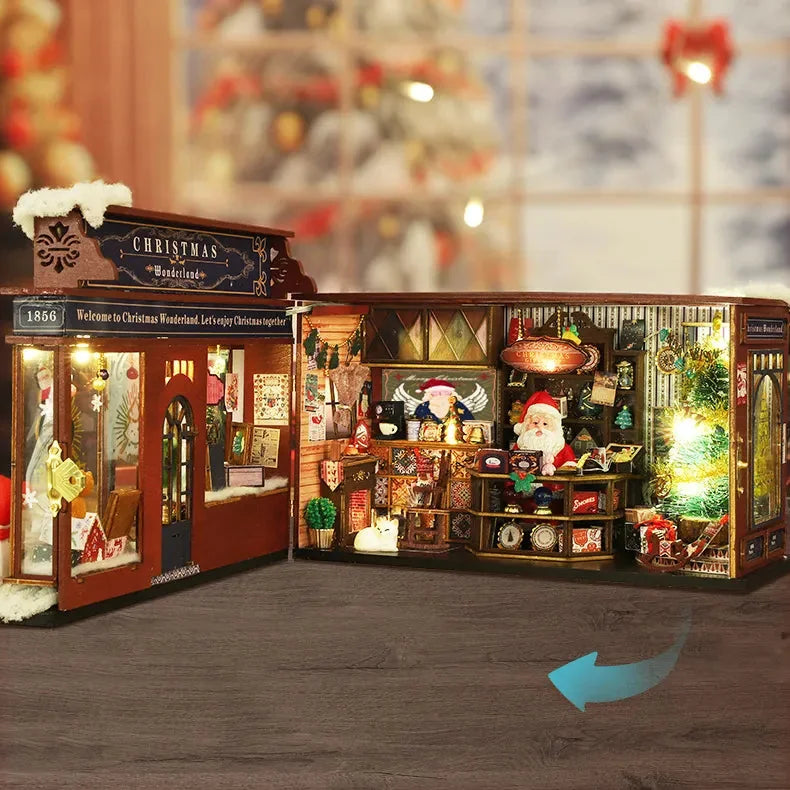 Book Nook Christmas Wonderland