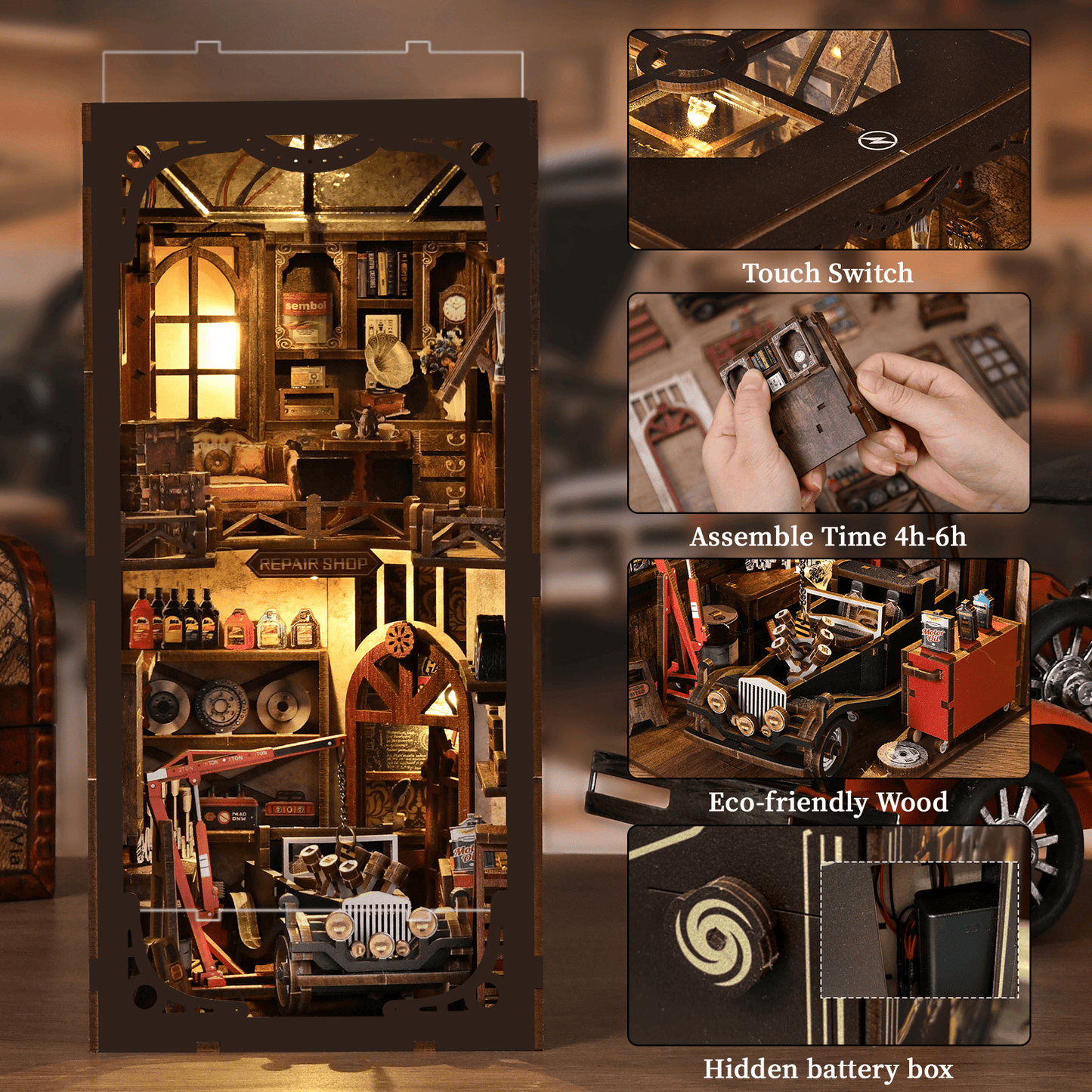Book Nook Craftmanship Repair Shop