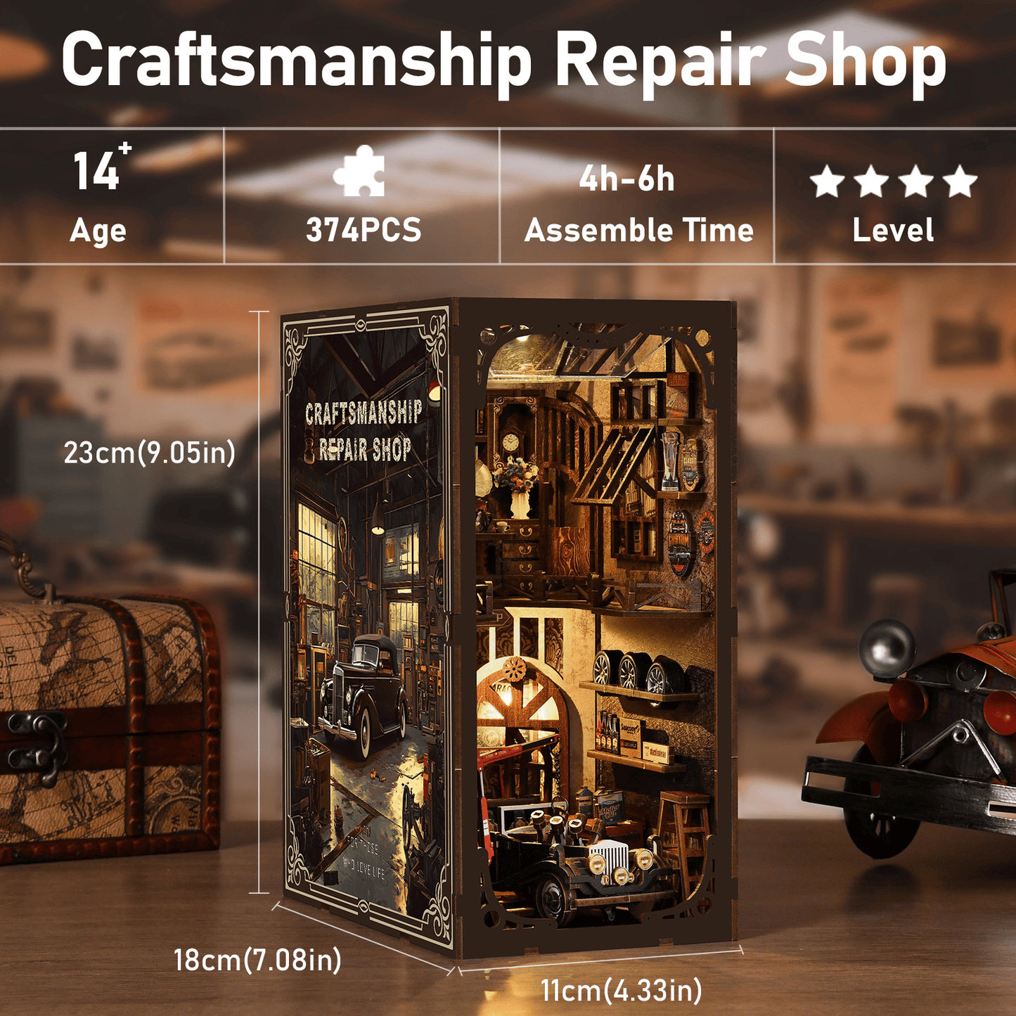 Book Nook Craftmanship Repair Shop