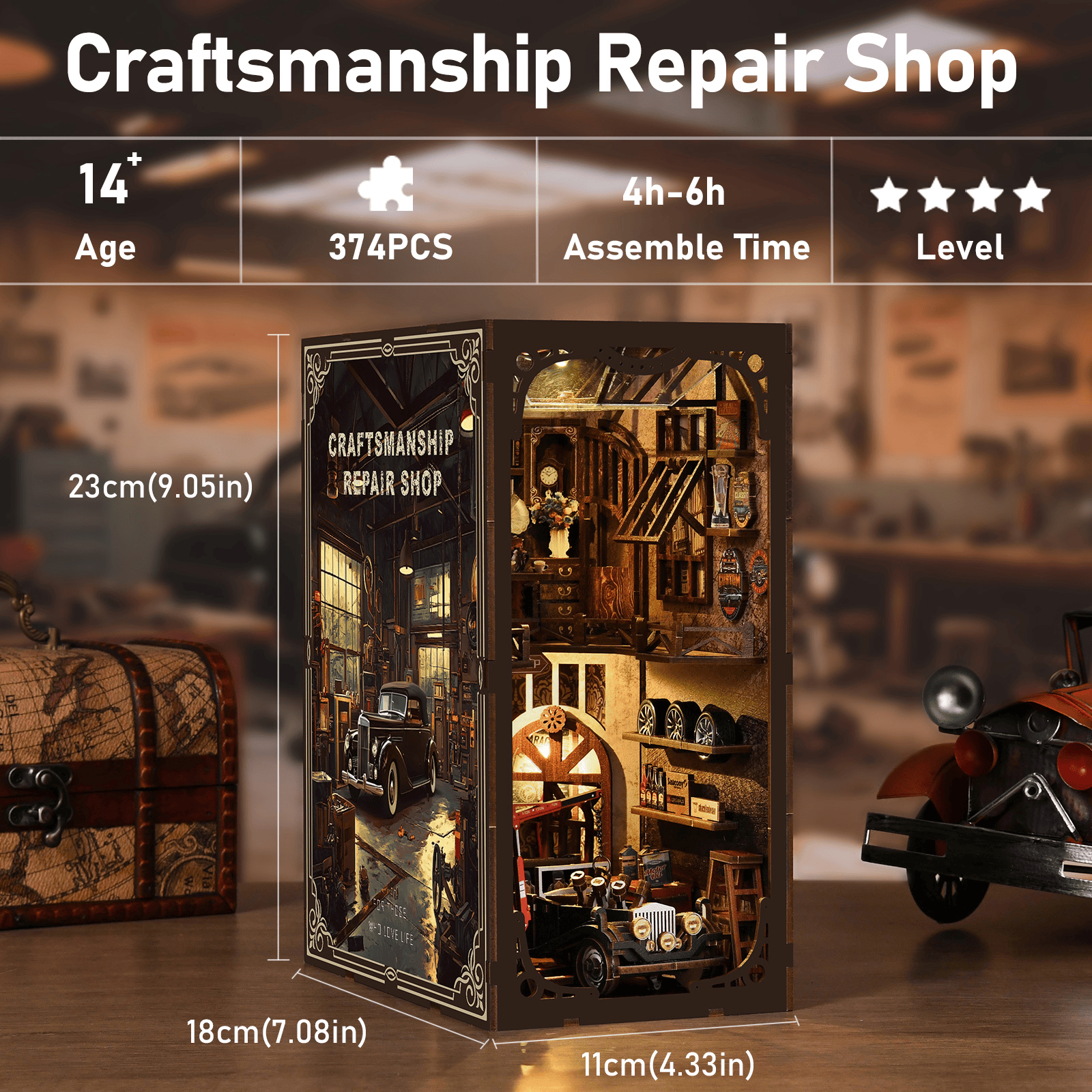 Book Nook Craftmanship Repair Shop