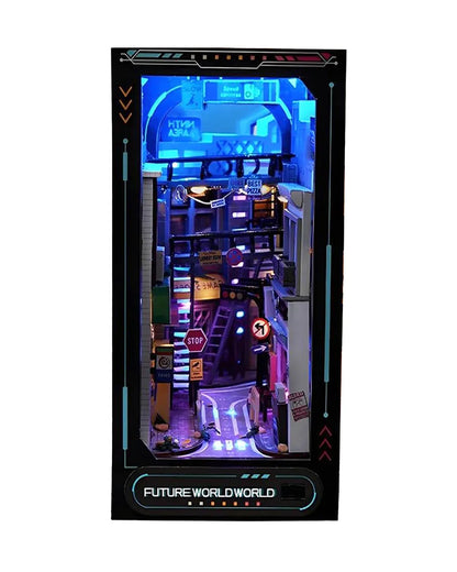 Book Nook Cyberpunk Future World