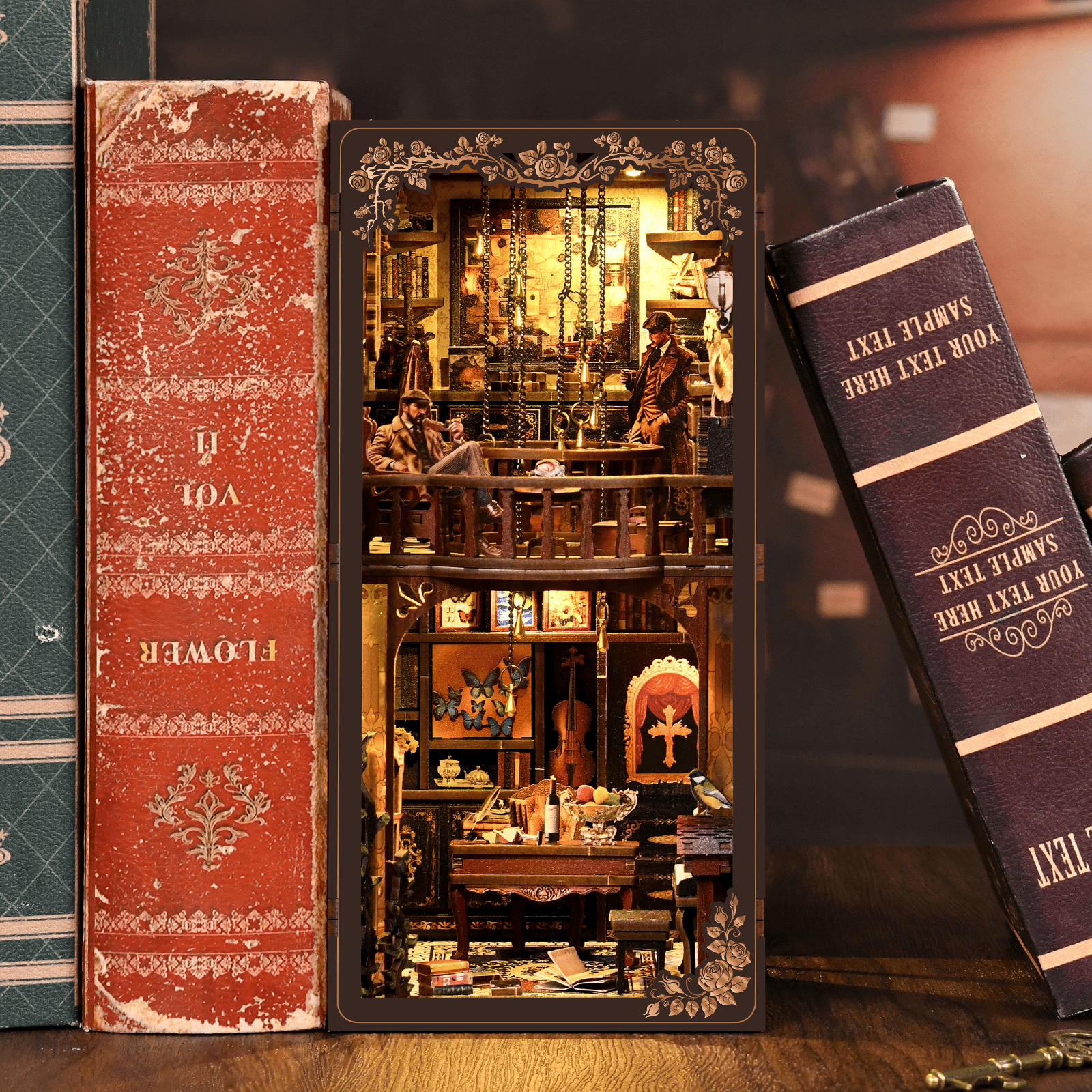 Book Nook Dark Box Mystery Case