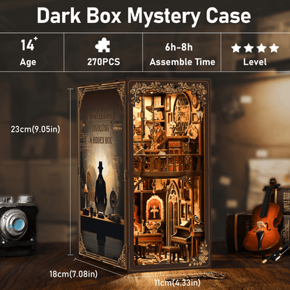 Book Nook Dark Box Mystery Case