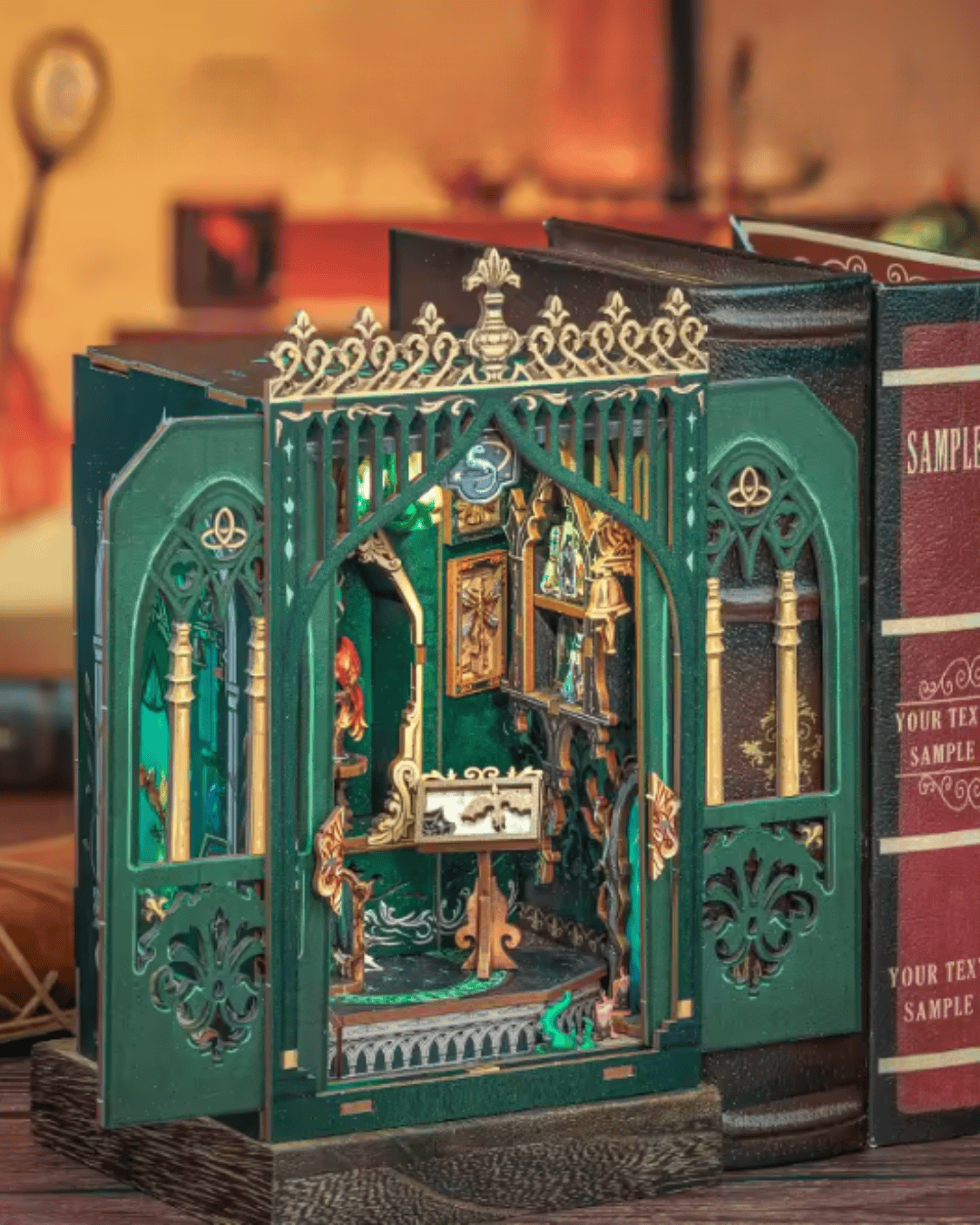 Book Nook Darkness Herbarium