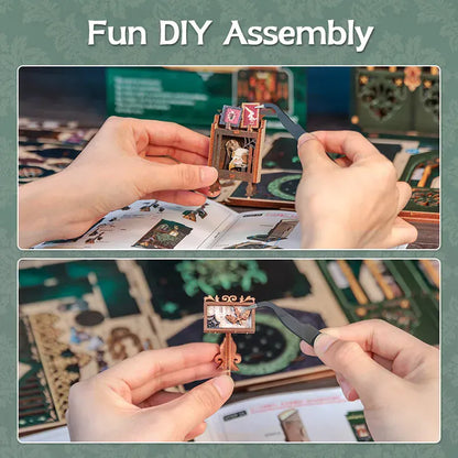 Book Nook Darkness Herbarium