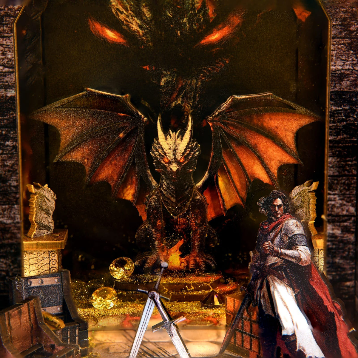 Book Nook Dragons Treasure Labyrinth
