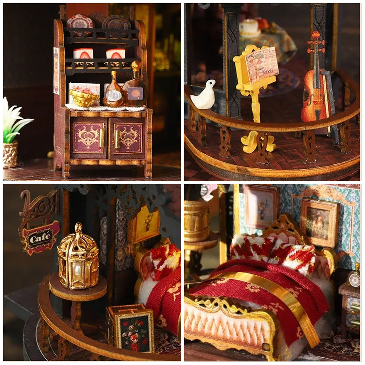 Book Nook Eltz Castle details produit
