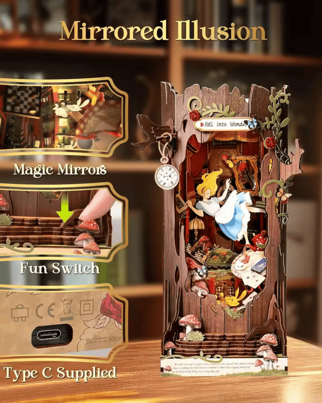 Book Nook Fall into Wonder