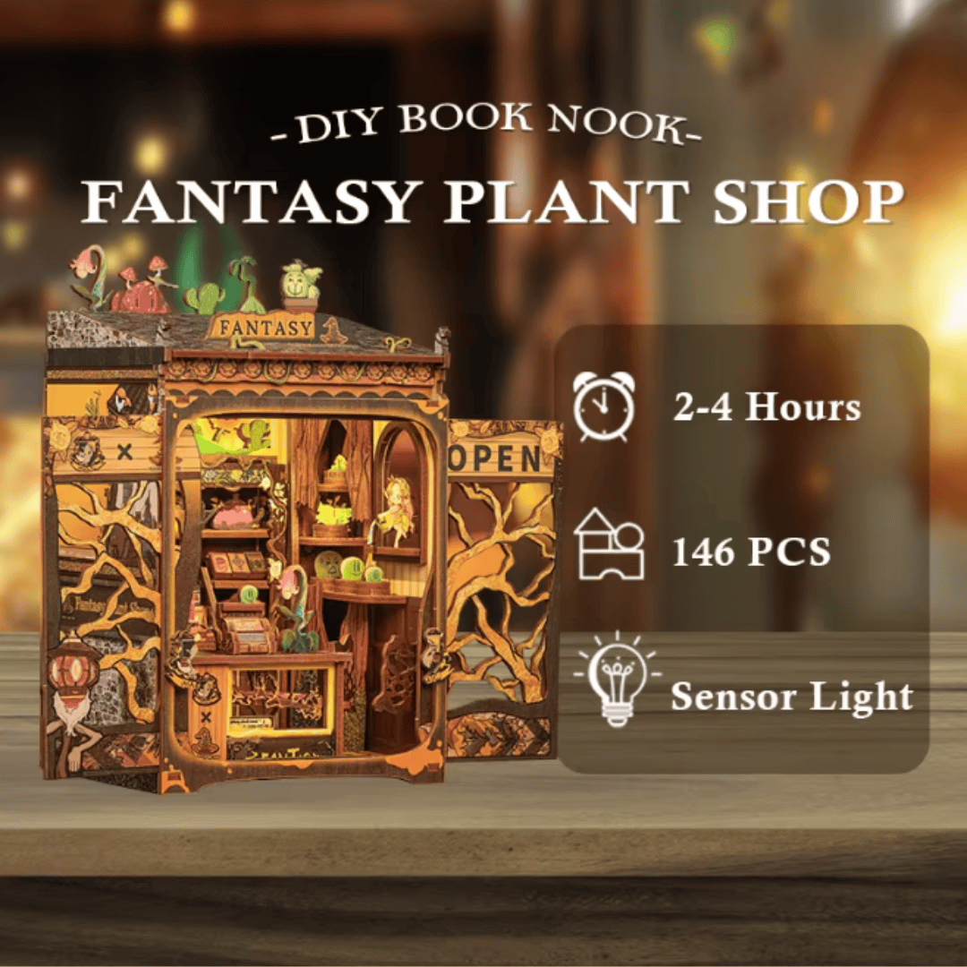 Book Nook Fantasy Plant Shop