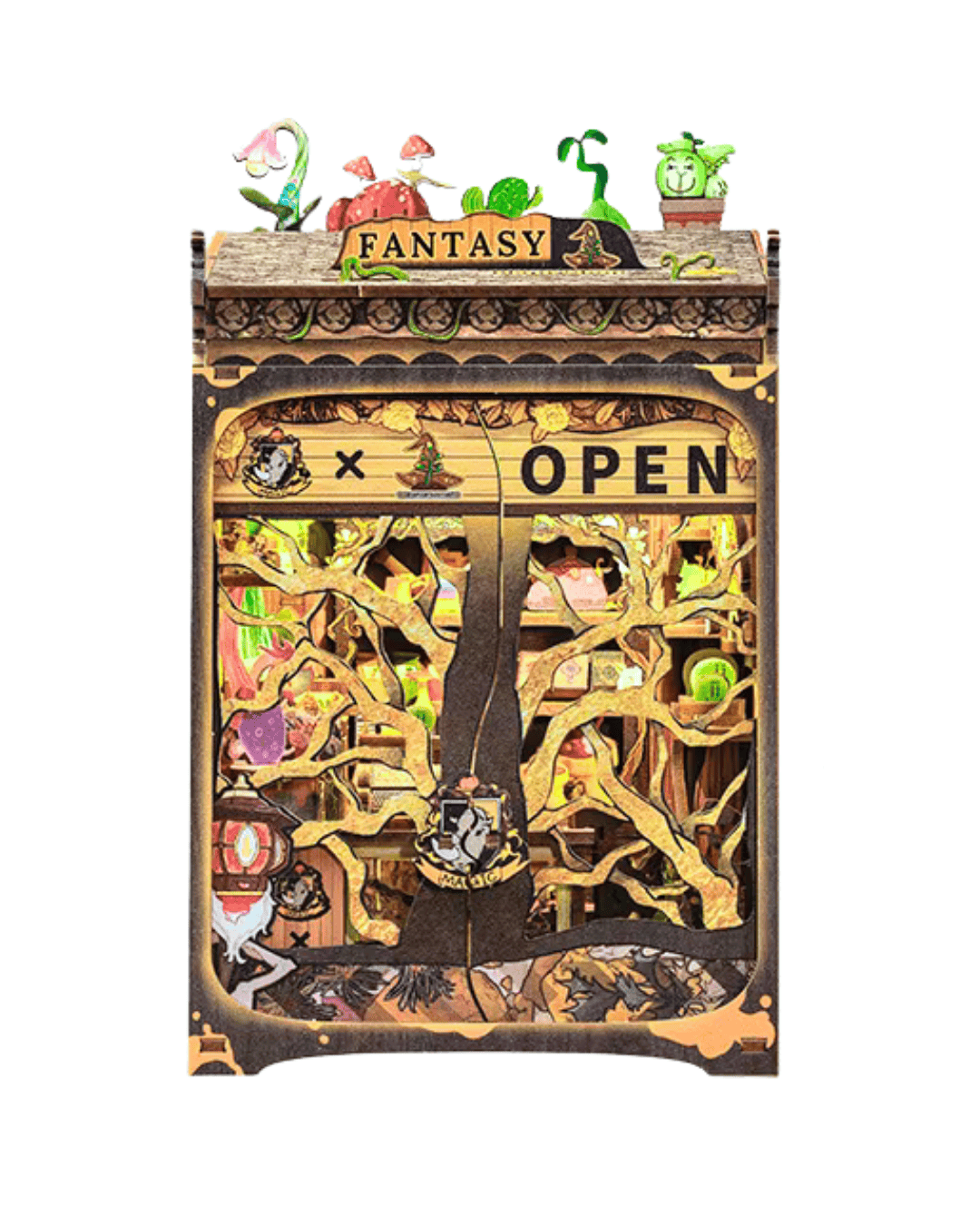 Book Nook Fantasy Plant Shop