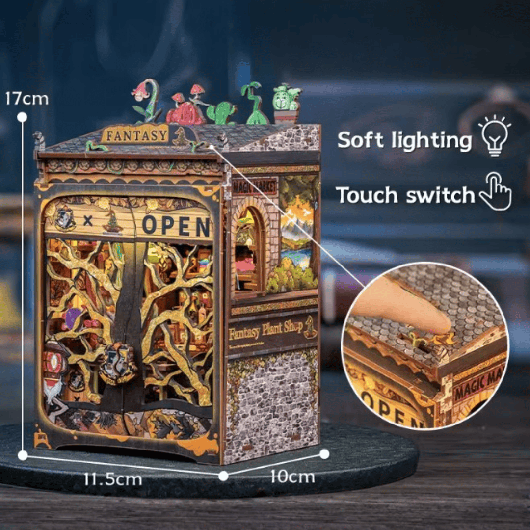 Book Nook Fantasy Plant Shop