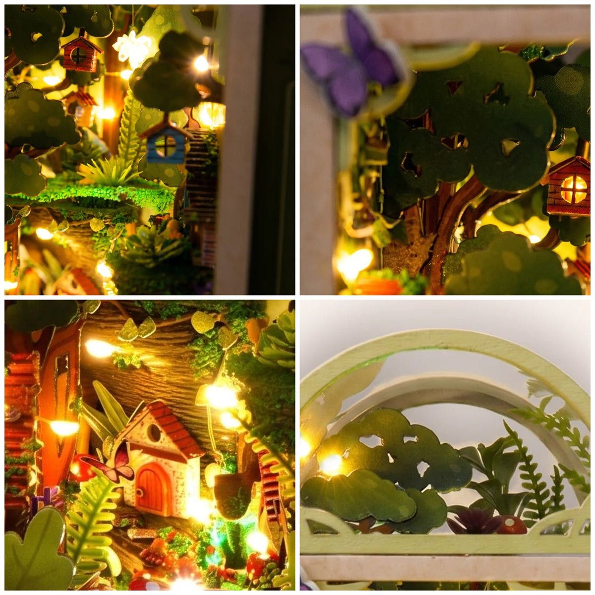 Book Nook Firefly Forest details produit