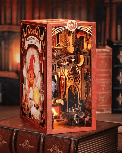 Book Nook Flame Common Room