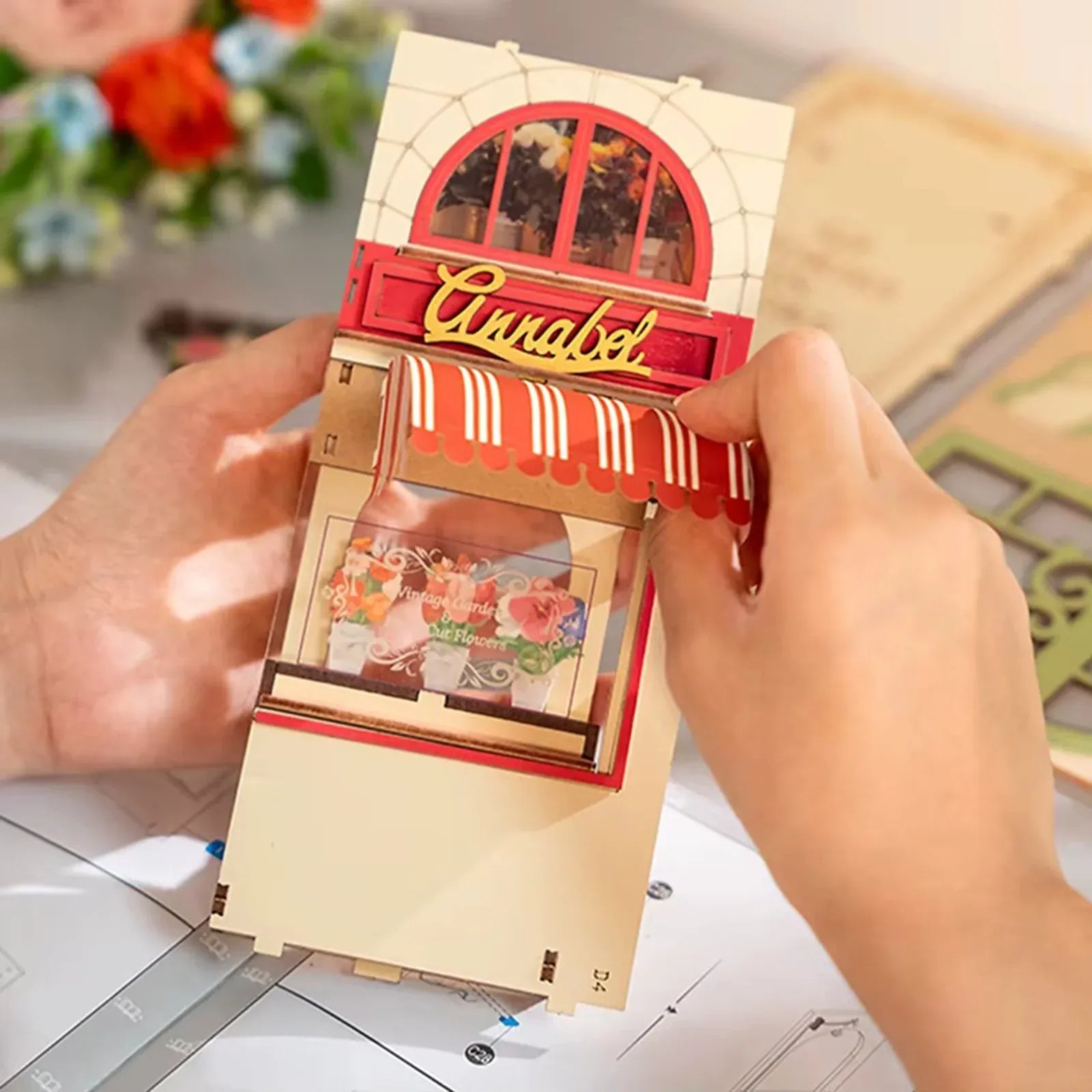 Book Nook Floral Corner