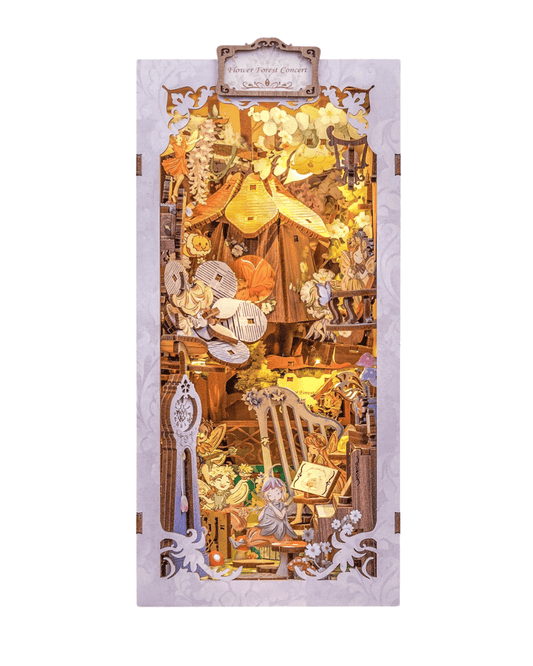 Book Nook Flower Forest Concert