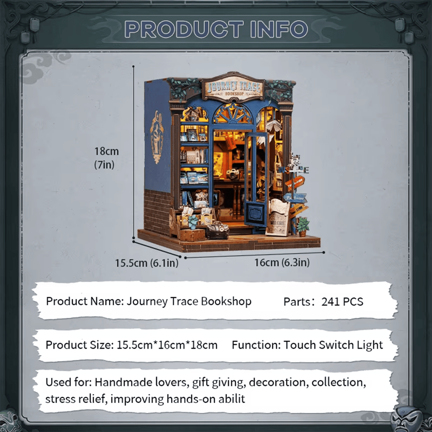 Book Nook Journey Trace Bookshop