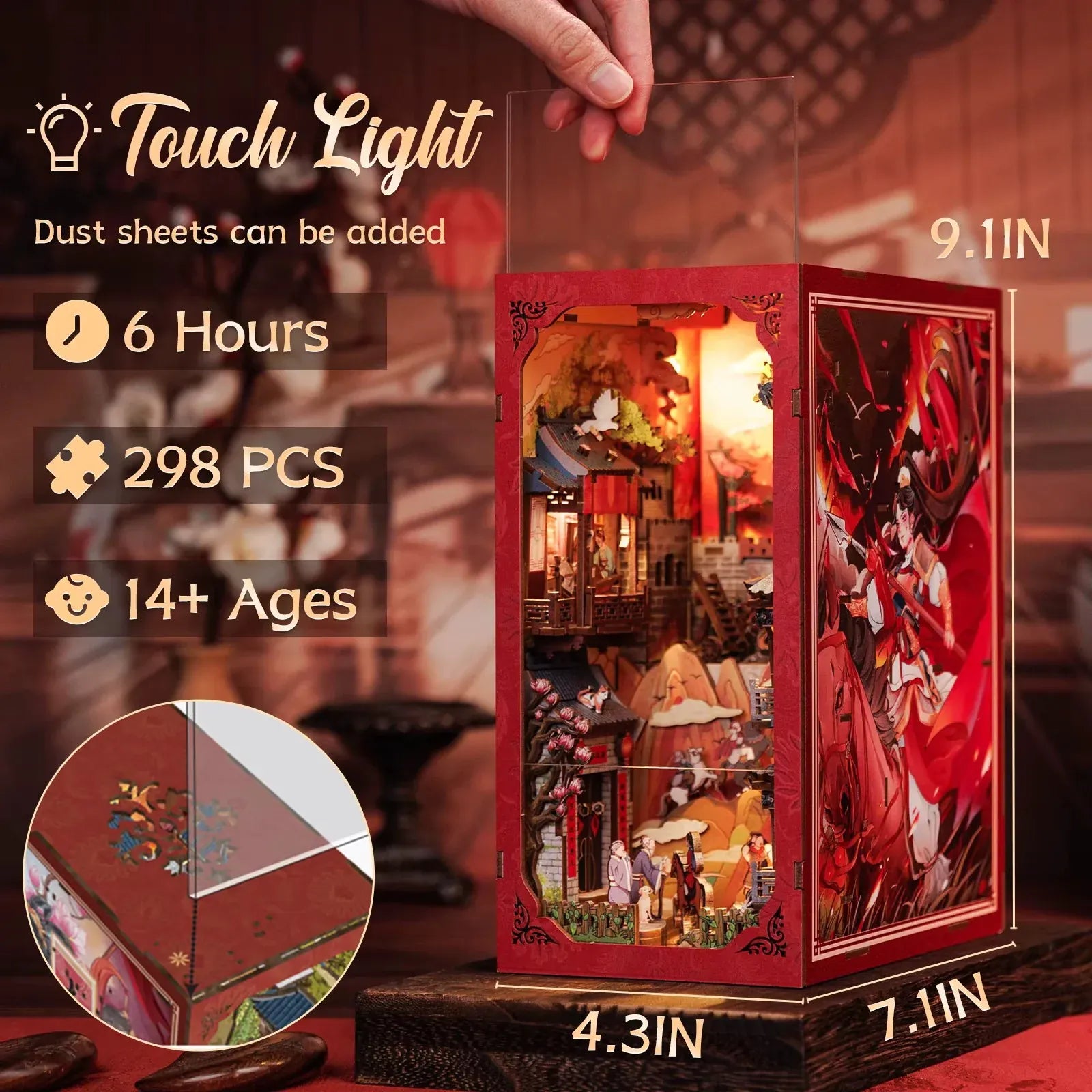 Book Nook Legend of Mulan