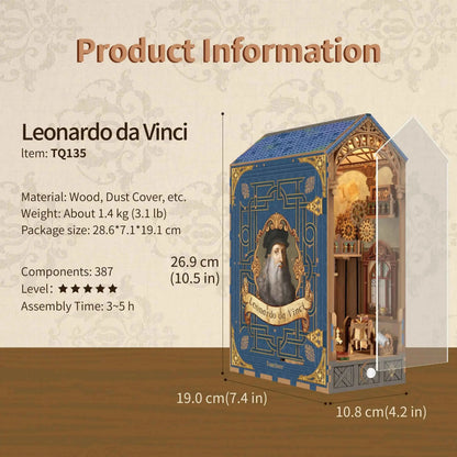 Book Nook Leonardo Da Vinci