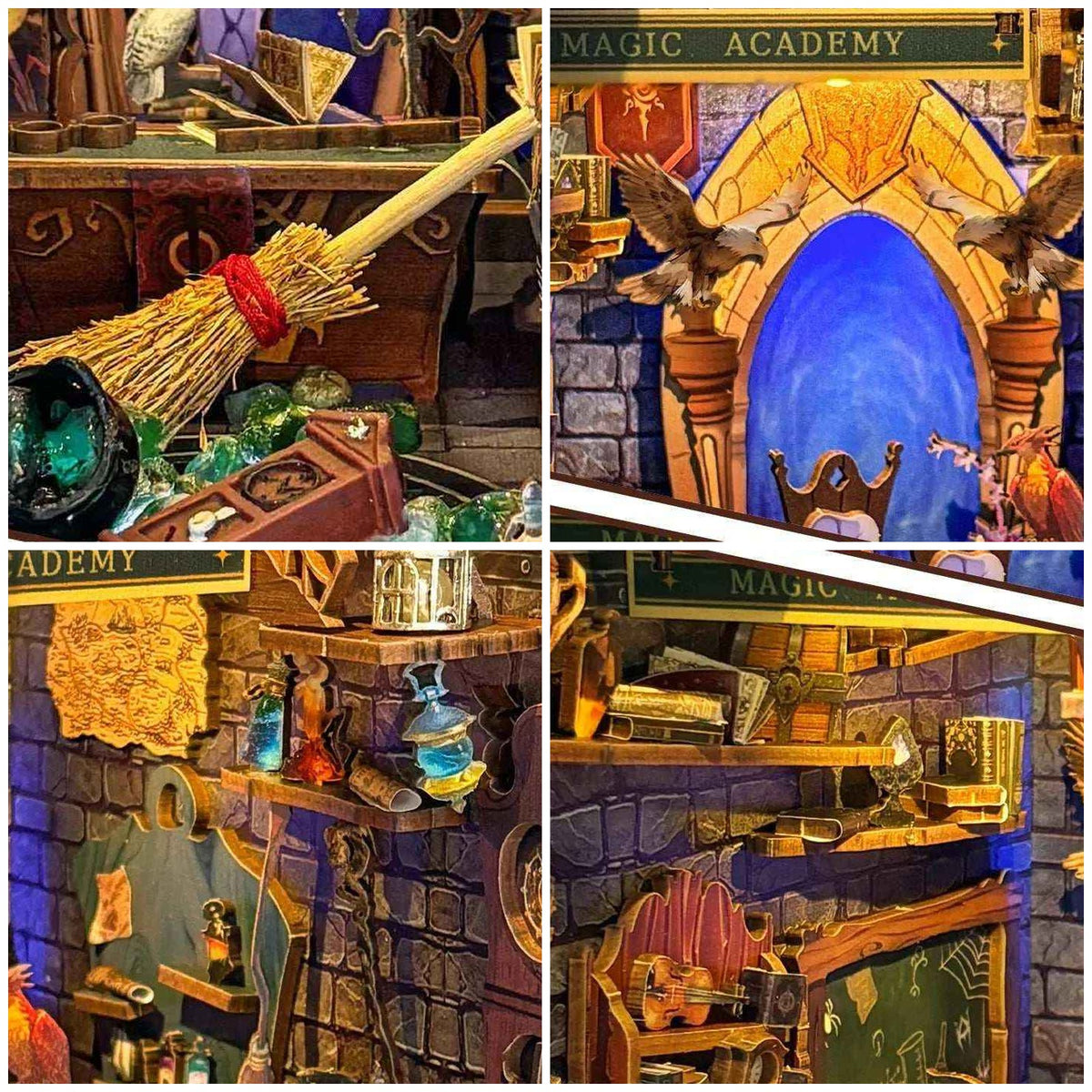 Book Nook Magic Academy details produit