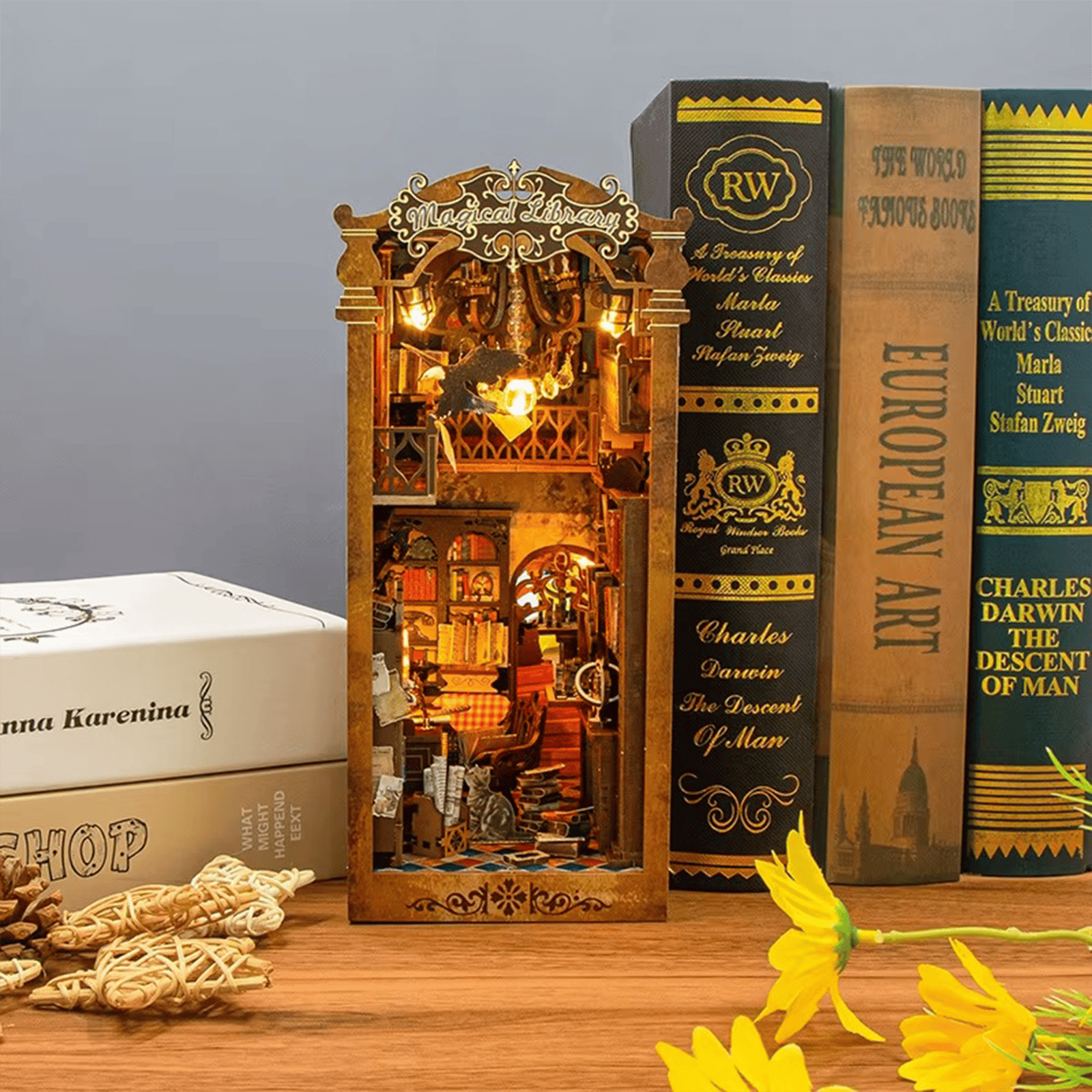Book Nook Magical Library
