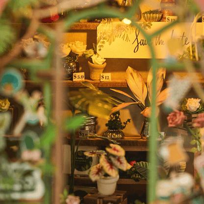 Book Nook Red Blossomary Atelier