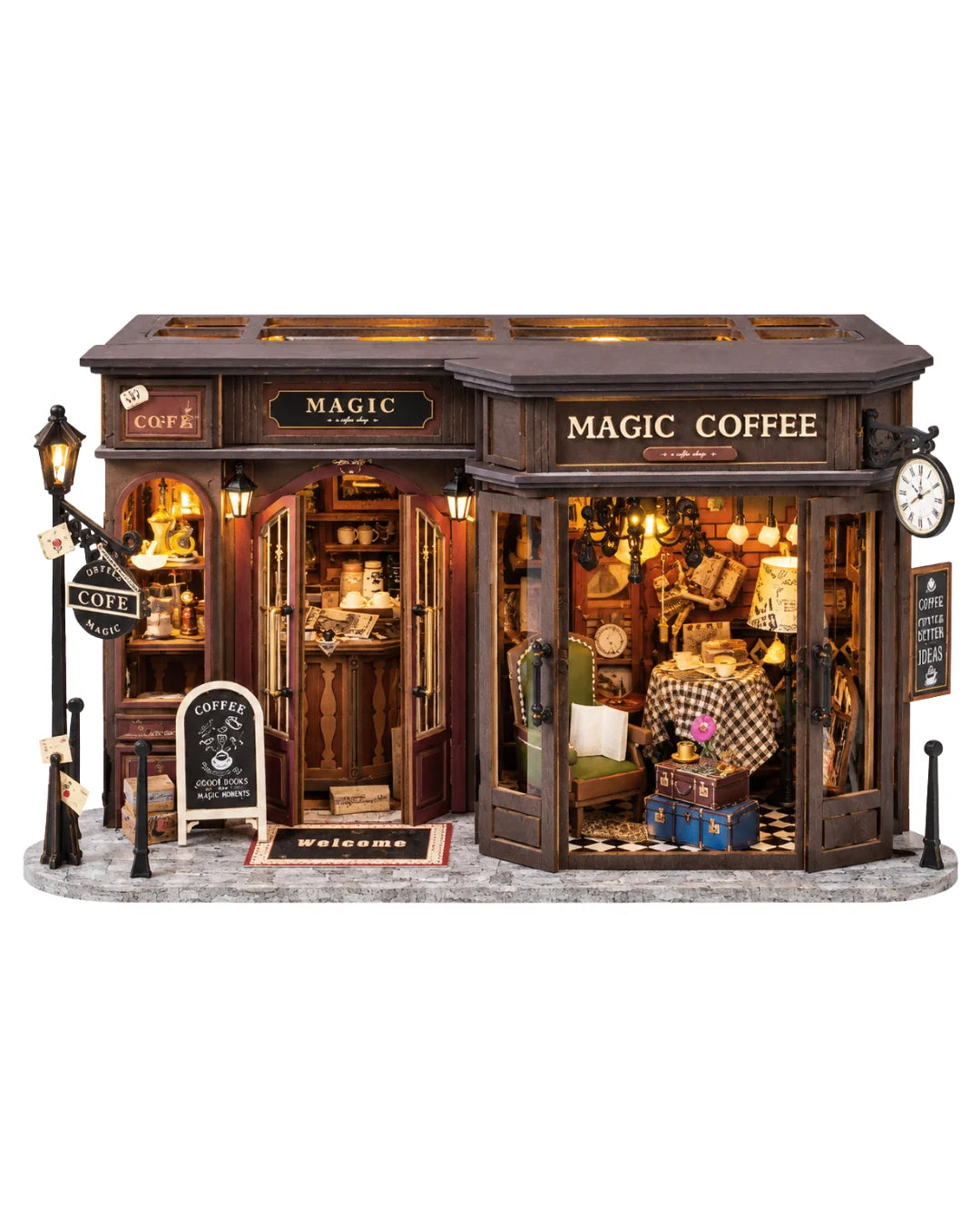 Book Nook Retro Magic Coffee Shop