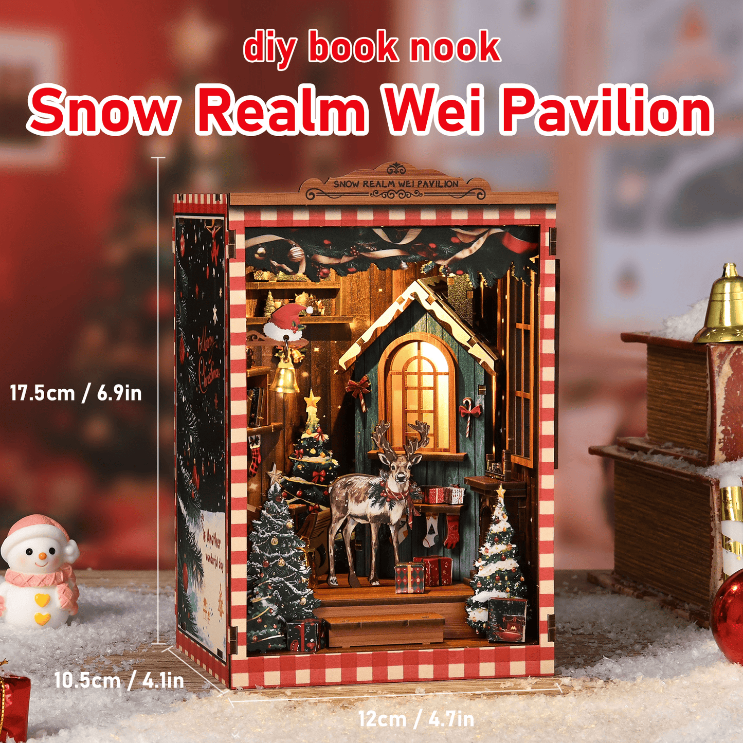 Book Nook Snow Realm Wei Pavilion