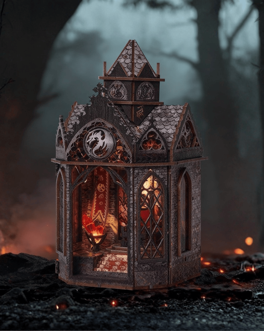 Book Nook Spire of The Wyrm