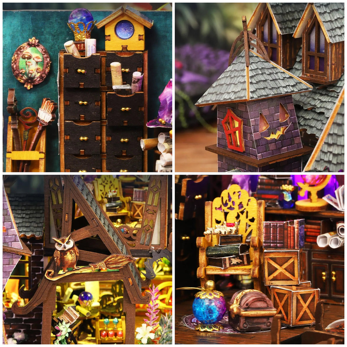 Book Nook Strange Castle details produit