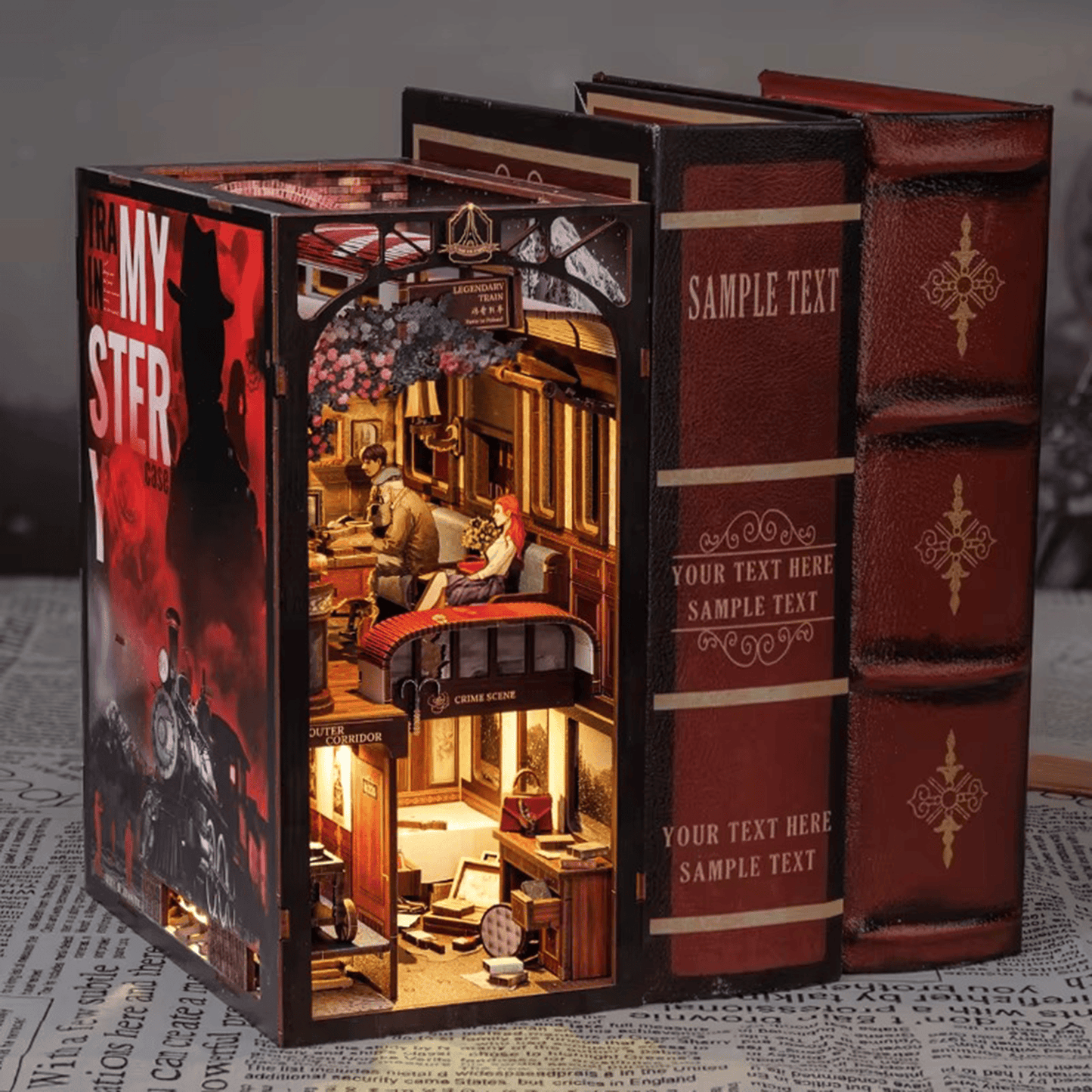 Book Nook Train Mystery