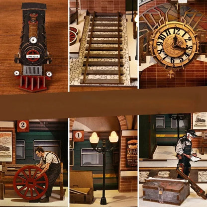 Book Nook Train Repair Station