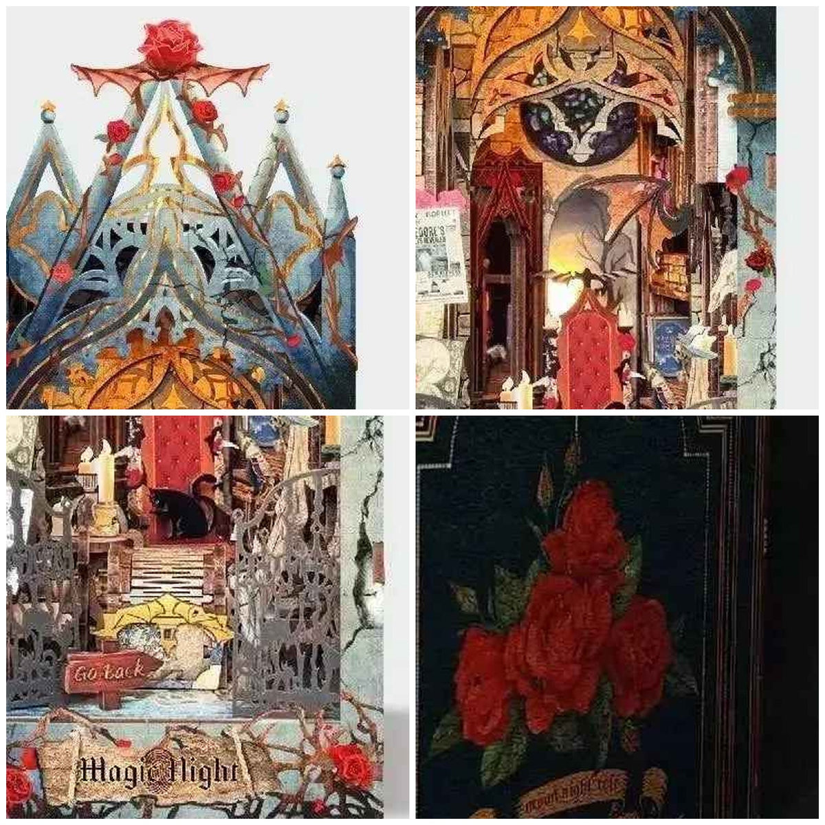 Book Nook Twilight Castle details produit