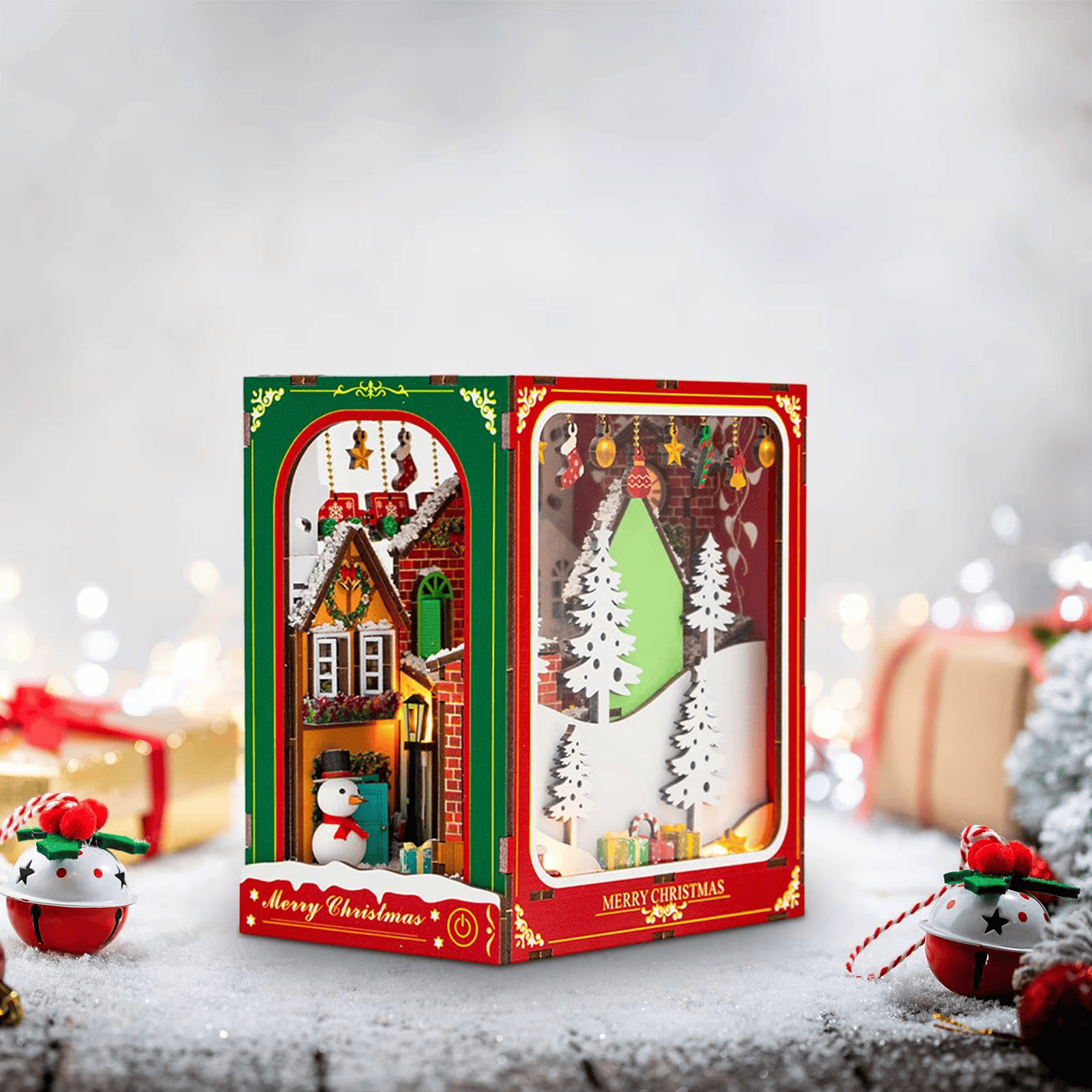 Book Nook Winter of christmas