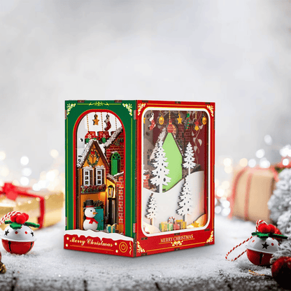 Book Nook Winter of christmas