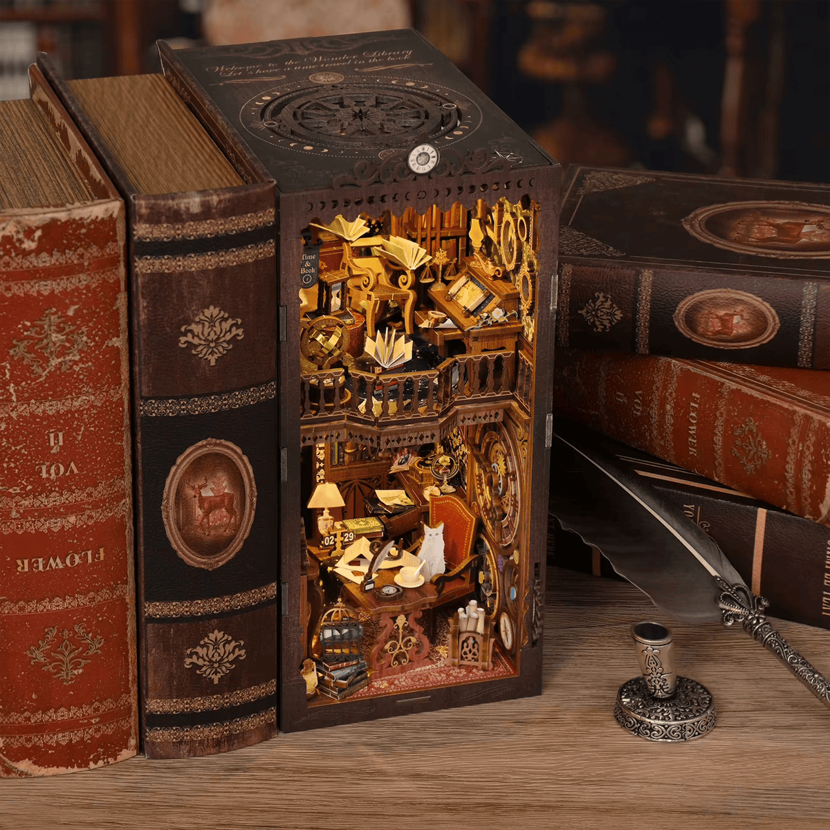 Book Nook Wonder Library